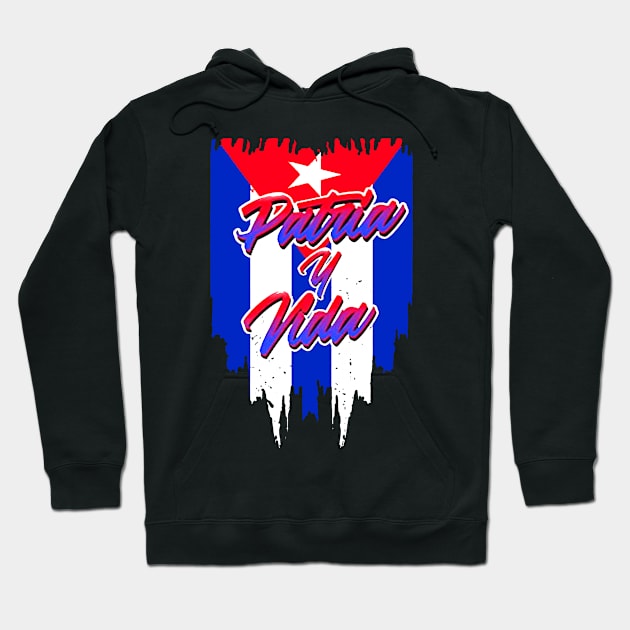 Patria Y Vida Cuban Pray Cuban Revolution Hoodie by dyazagita